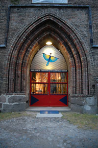 Nikolaikirche Anklam, Historisches Westportal (Außenseite, bis 2010)