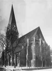 Abb. 2: St. Nikolai Anklam, Südostansicht, Abb. nach 1909