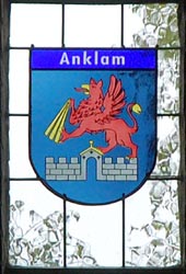 Nikolaikirche Anklam, Hanse-Wappenfenster von Anklam (*2011)