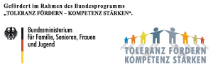 Bundesministerium für Familie, Senioren, Frauen und Jugend — Toleranz fördern, Kompetenz stärken (Logo)