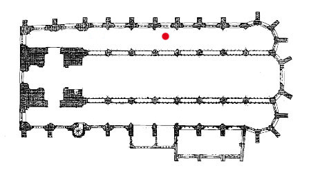 Grundriss mit Markierungen des Fensters #0.06