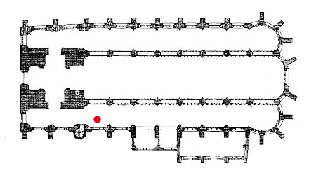 Grundriss mit Markierungen des Fensters #0.27