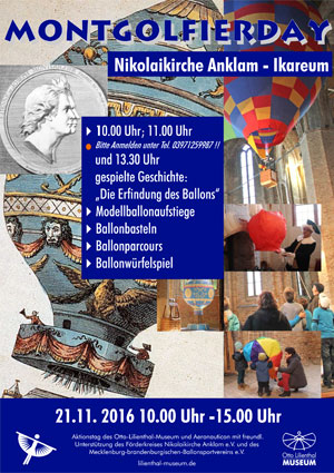 Montgolfier-Day 2016 - Plakat