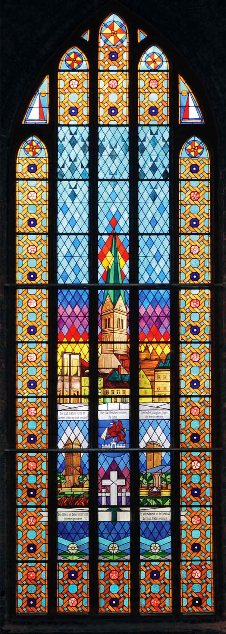 Nikolaikirche Anklam, Gedenkfenster (2009)