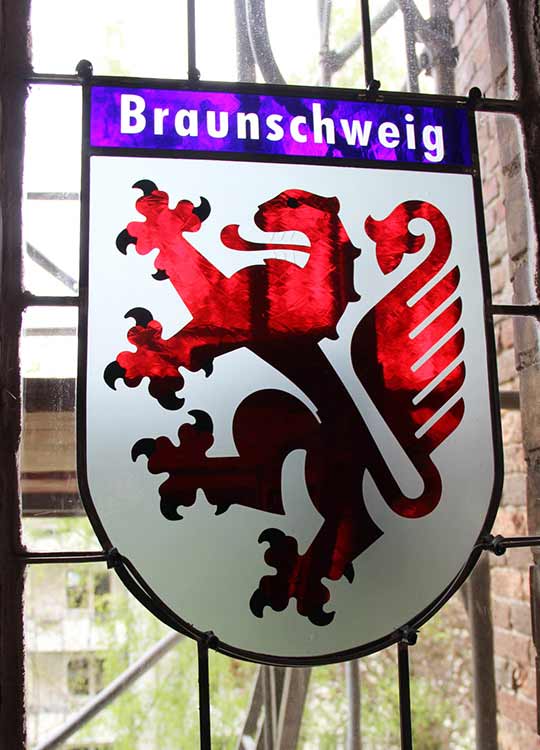 Wappenfenster von Braunschweig, Deutschland