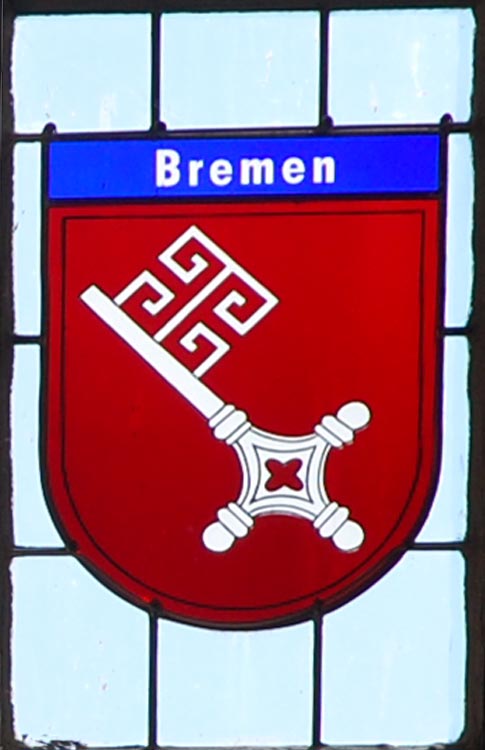 Wappenfenster von Bremen, Deutschland