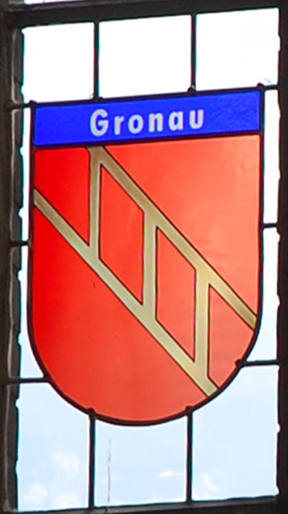 Wappenfenster von Gronau, Deutschland