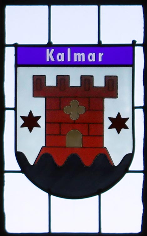 Wappenfenster von Kalmar, Schweden