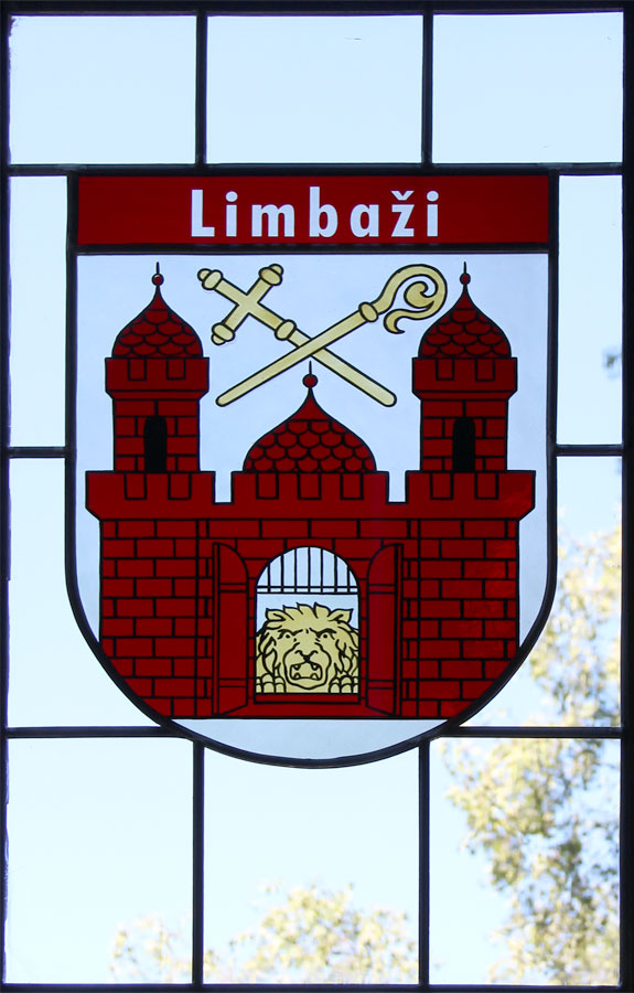 Wappenfenster von Limbaži, Lettland