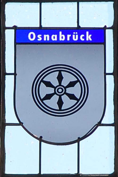Wappenfenster von Osnabrück, Deutschland