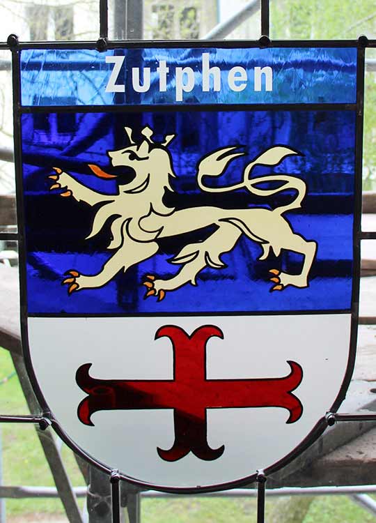 Wappenfenster von Zutphen, Niederlande