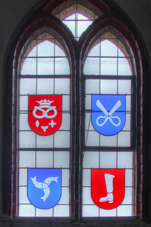 Wappenfenster von Heide, Deutschland